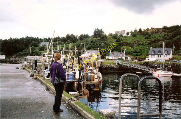 Photo 6"x4" Gairloch harbour from the pier Charlestown\/NG8075 c2004