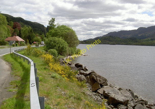 Photo 6"x4" Layby at Lochearnside looking east St Fillans c2011