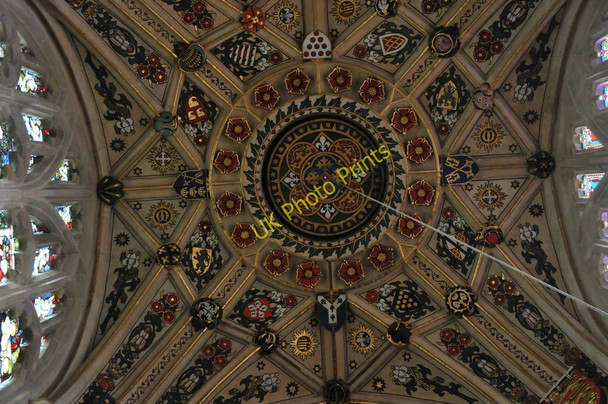 Photo 6"x4" Ceiling in Kempsford church Kempsford c2011