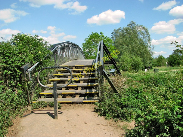 Photo 6"x4" Footbridge by University Broad, Cringleford Colney c2011