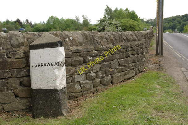 Photo 6"x4" Milestone, Bolton Bridge Beamsley c2011