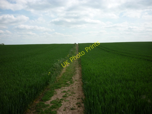 Photo 6"x4" A footpath towards Low Burnham Low Burnham c2011