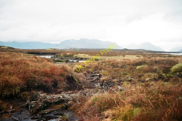 Photo 6"x4" Peat hags on Rannoch Moor Eilean Iubhair c2011