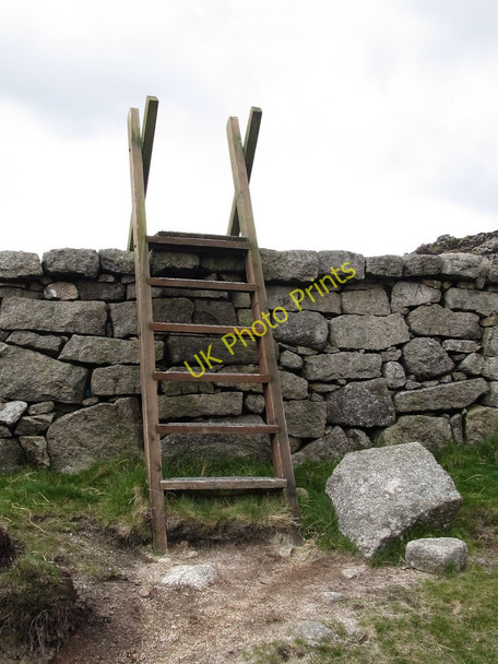 Photo 6"x4" Stile over the Mourne Wall at the foot of Rocky Mountain Annalong c2011