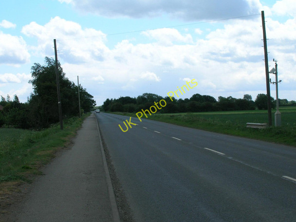 Photo 6"x4" A614 heading south Stone Hill\/SE6708 c2011