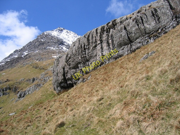 Photo 6"x4" A view from the Pyg track towards Crib Goch Gwastadnant c2008