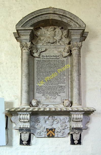 Photo 6"x4" Wyndham monument - Trent parish church Gore\/ST5918 c2011