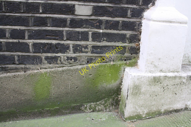 Photo 6"x4" Benchmark on Orsett Mews face of #169 Porchester Terrace North Paddington\/TQ2681 c2011