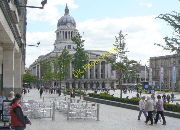 Photo 6"x4" Old Market Square, Nottingham (Domesday 1986 comparison) Nottingham\/SK5641 c2011