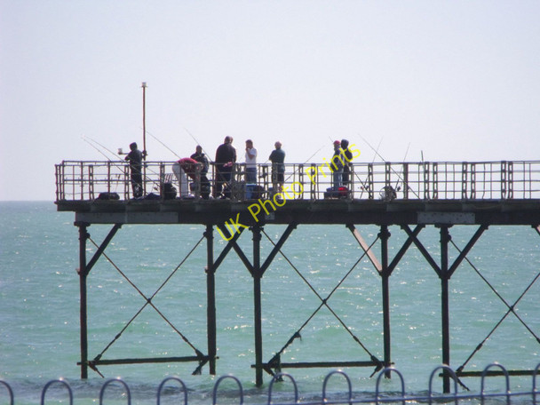 Photo 6"x4" Fishermen, Bognor Regis pier Bognor Regis c2011