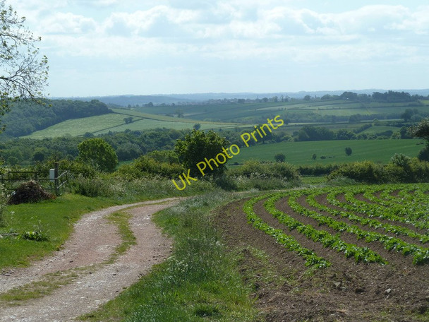 Photo 6"x4" Southward view from Barlow Lees Dronfield c2011