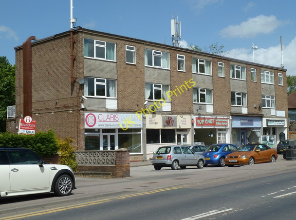Photo 6"x4" Parade of shops on Bradway Road Dronfield c2011