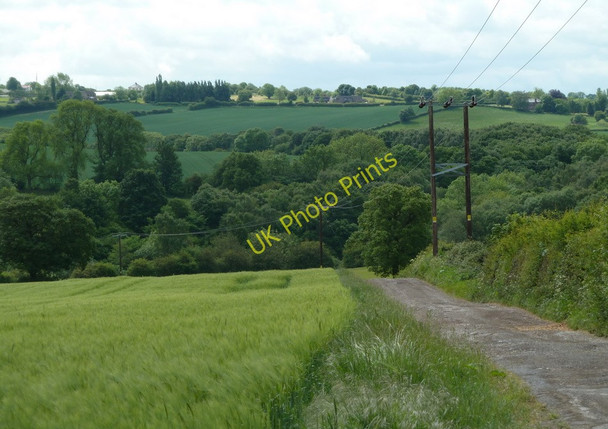 Photo 6"x4" Track south of Park Hall Spinkhill c2011