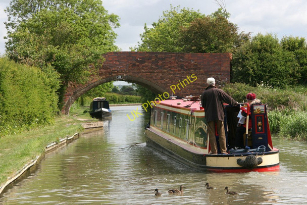 Photo 6"x4" Grand Union Canal Bridge 102 Nethercote\/SP5164 c2011