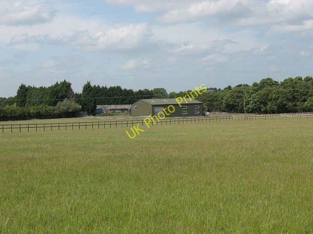 Photo 6"x4" Paddocks near Nazeing Bumble's Green c2011