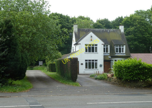 Photo 6"x4" Asover Road, house and path to Far Tupton Wood Clay Cross c2011