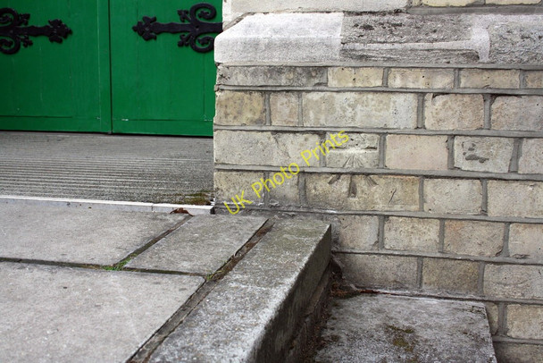 Photo 6"x4" Benchmark on Notting Hill Methodist Church, Kingsdown Close Kensal Town c2011