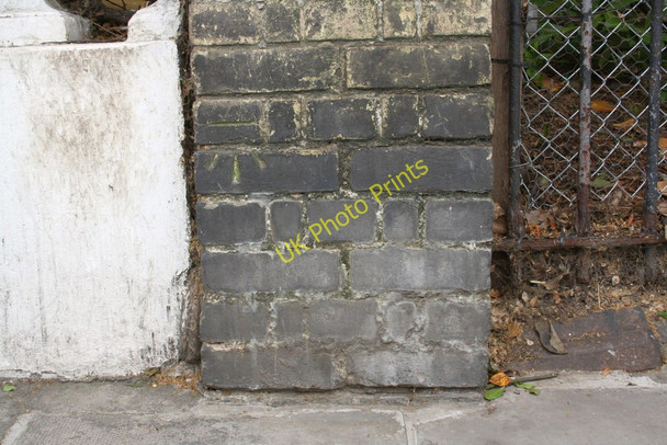 Photo 6"x4" Benchmark on wall pier of Kensington Park Road Kensington\/TQ2579 c2011