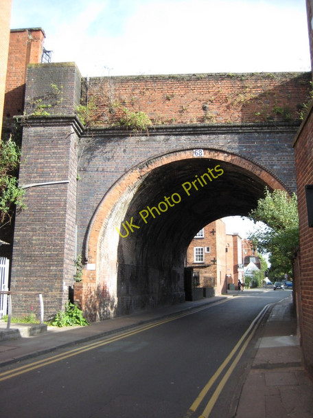 Photo 6"x4" Railway bridge, Sansome Walk Worcester c2011