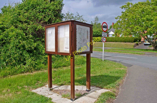 Photo 6"x4" Parish notice board, Bransford Road, Rushwick Broadmore Green c2011