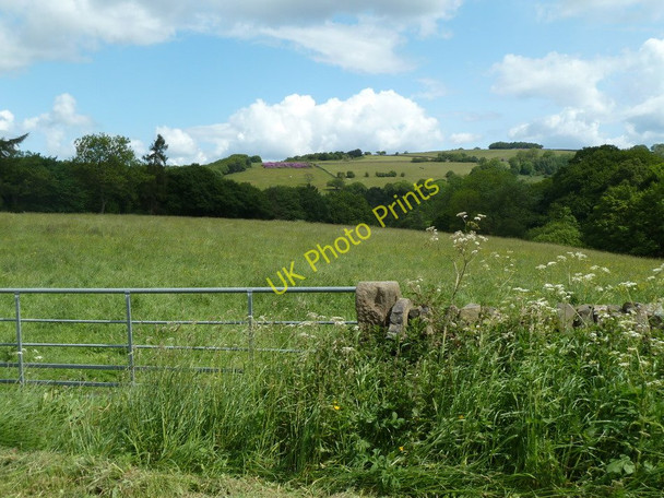 Photo 6"x4" Field by Car Road with view north Unthank\/SK3076 c2011