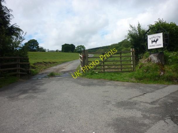 Photo 6"x4" The way to Barlow Home Farm Hopesay c2011