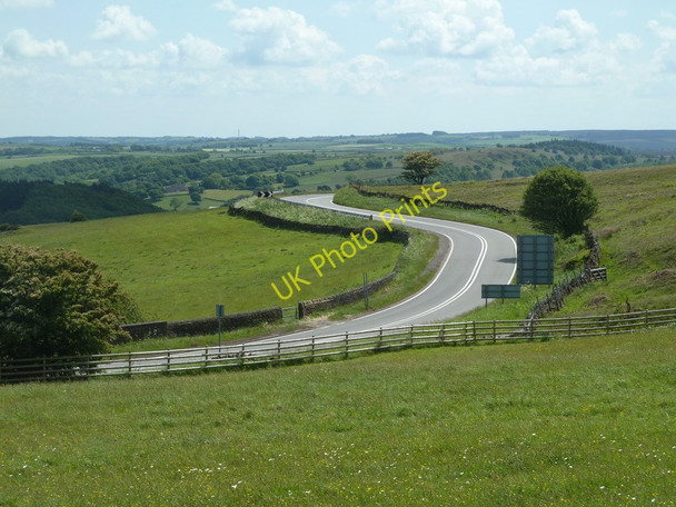 Photo 6"x4" View to the A621 from the B6054 Lydgate\/SK3077 c2011