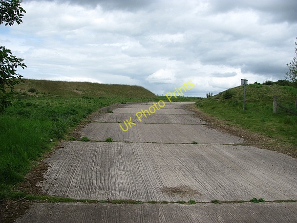 Photo 6"x4" Concrete road Wooperton c2011