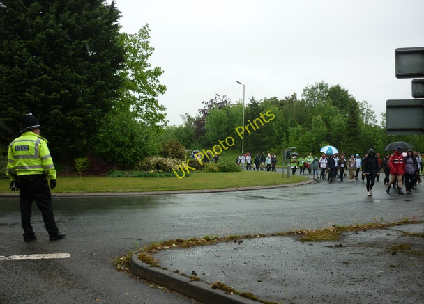 Photo 6"x4" The roundabout on the A458 with Ludlow Road Bridgnorth c2011