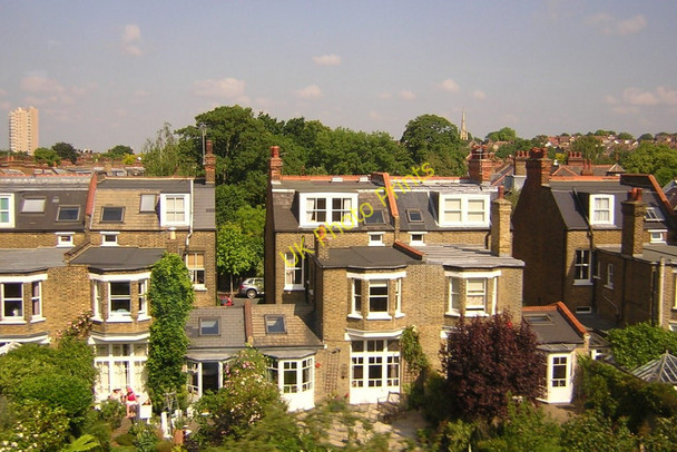 Photo 6"x4" Herne Hill \/ Dulwich: backs of houses, Stradella Road Brixton\/TQ3175 c2011