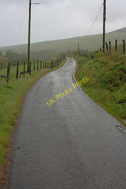 Photo 6"x4" Road Down Glen Artney Auchnashelloch Hill c2011
