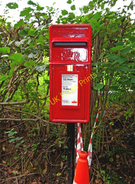Photo 6"x4" Modern post mounted postbox at Coppicegate Coppicegate c2010