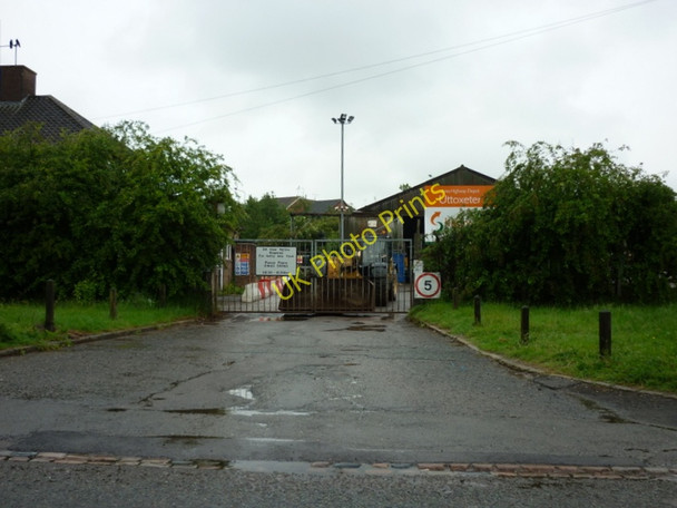 Photo 6"x4" The entrance to the Area Highway Depot, Uttoxeter Uttoxeter c2011