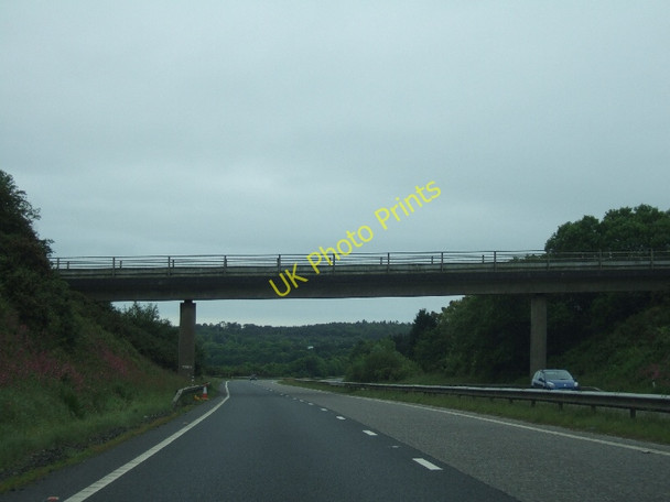 Photo 6"x4" Farm bridge over A30 Bodmin c2011