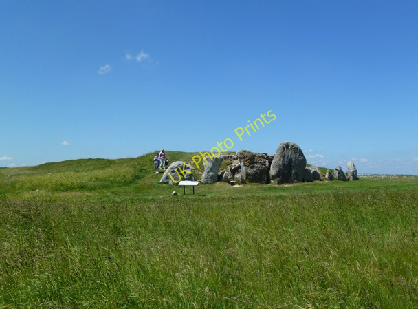 Photo 6"x4" West Kennet Long Barrow, entrance East Kennett c2011
