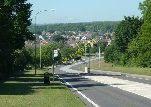 Photo 6"x4" Loundsley Green Road across the valley of Holme Brook Chesterfield\/SK3871 c2011
