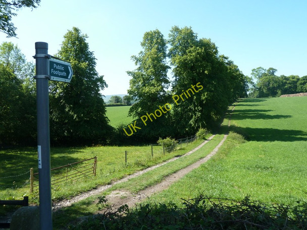Photo 6"x4" Footpath towards Cutthorpe Hall Cutthorpe c2011
