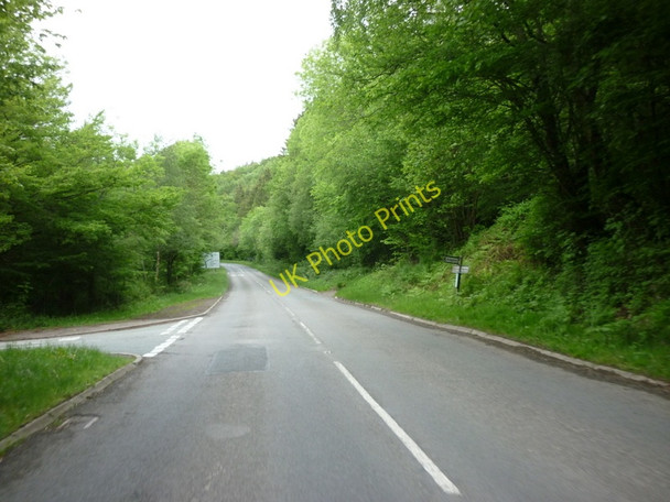 Photo 6"x4" The A489 at the Edgton turnoff Ridgway\/SO3986 c2011