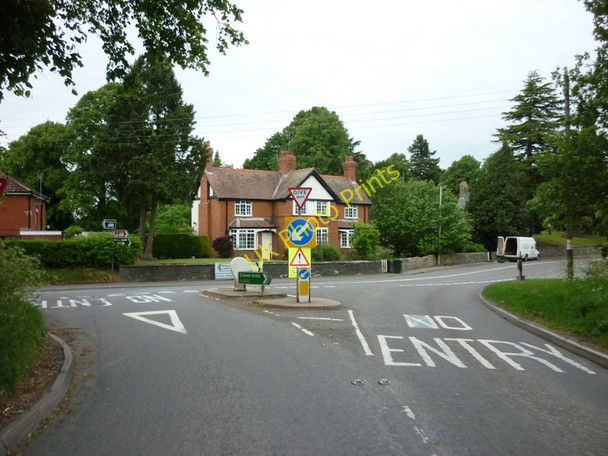 Photo 6"x4" The A489 joins the A488 at Lydham Bishop's Castle c2011