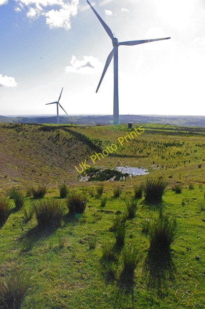 Photo 6"x4" Caton Moor wind turbines Brookhouse\/SD5464 c2011