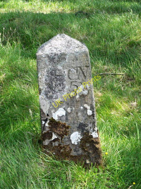 Photo 6"x4" Hillend Reservoir, marker stone No. 51 Forrestfield c2011