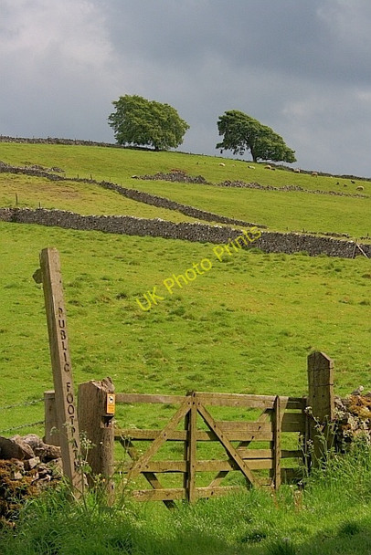 Photo 6"x4" Gate and Public Footpath Sign Sheldon\/SK1768 c2011