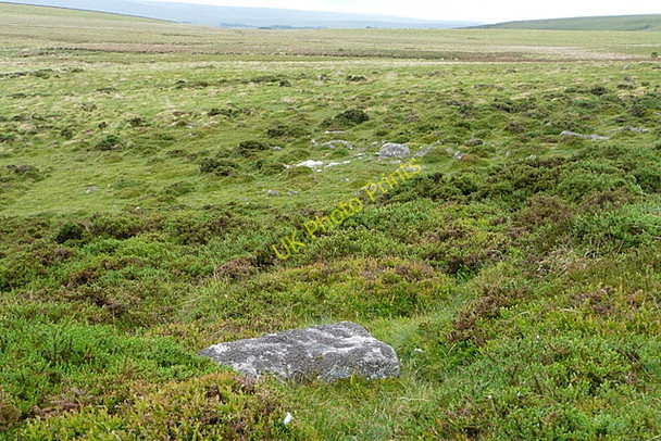 Photo 6"x4" Moorland above Braddon Lake Postbridge c2011 P1