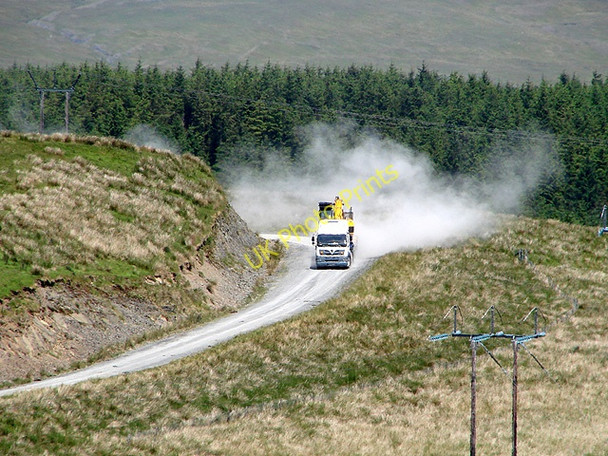 Photo 6"x4" Heavy plant at Cefn Croes Pont Rhydgaled c2011