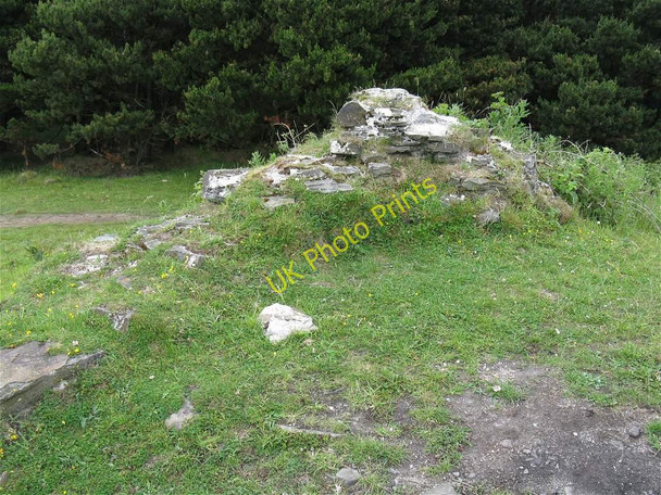 Photo 6"x4" Wall fragment at remains of Kilvey Hill Windmill Port Tennant c2011