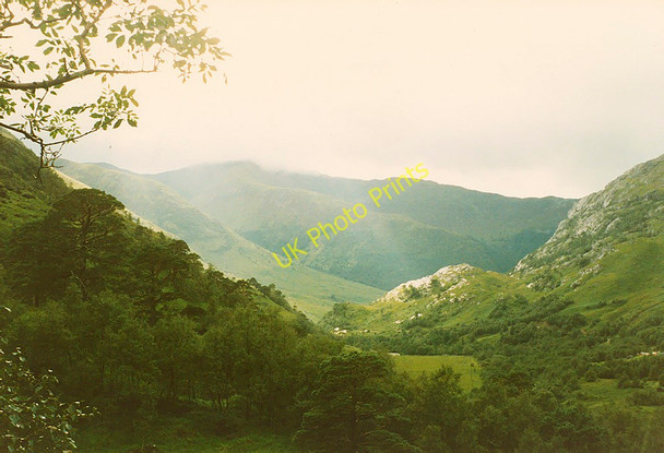 Photo 6"x4" View down Glen Nevis Allt Coire E\u00f2ghainn\/NN1669 c1987