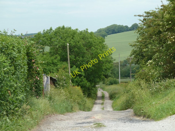 Photo 6"x4" Track away from Shuttlewood Road Bolsover c2011