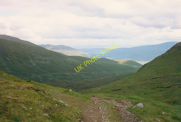 Photo 6"x4" Climbing out of Coire Yairack Corrieyairack Hill c1988