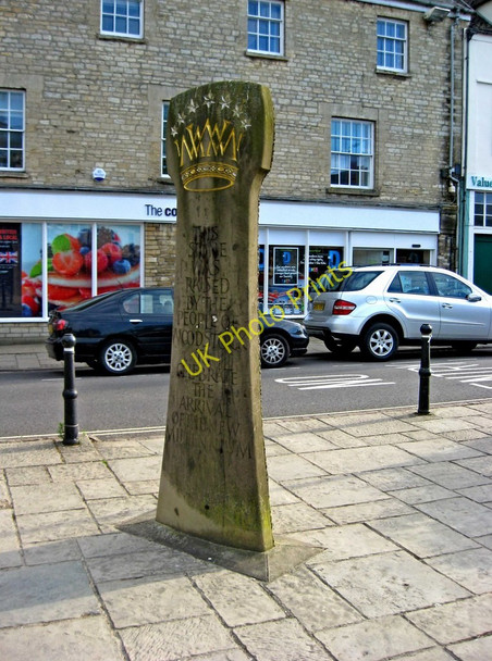 Photo 6"x4" Millennium Stone (1), High Street, Woodstock Woodstock\/SP4416 c2010