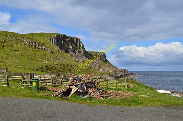 Photo 6"x4" Demise of the shed at Camas Mor Bornesketaig \/ Borgh na Sgiotaig c2011
